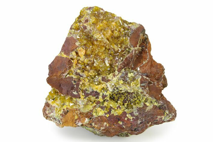 Lustrous Orange Pyromorphite Crystal Cluster - DR Congo #322645